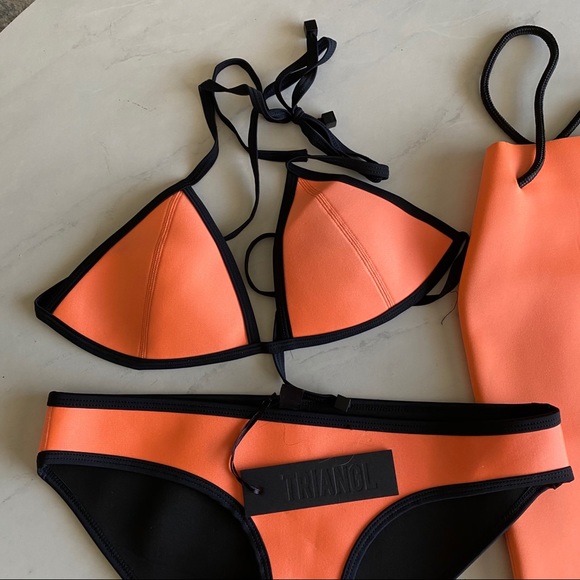 Triangl orange bikini top - Picture 7 of 9